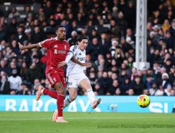 Fulham Kontra Liverpool Berakhir Dramatis, Kemenangan The Reds Sirna di Menit Akhir Laga