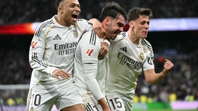 Mbappe Cetak Gol Lewat Titik Penalti, Real Madrid Menang Atas Levante