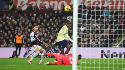 Kalah dari Everton, Aston Villa Gagal Geser Manchester City dari Posisi Dua Klasmen