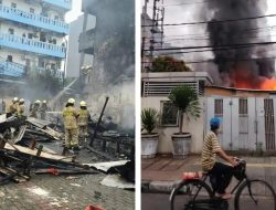 Kebakaran Melanda Grogol Petamburan Jakarta Barat, Petugas Damkar Dikerahkan ke Lokasi