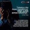 Sebelum Kita Dapat Masalahnya, Allah Sudah Punya Solusinya