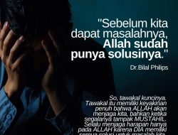 Sebelum Kita Dapat Masalahnya, Allah Sudah Punya Solusinya