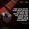 Hati Yang Bersih Tidak Akan Pernah Kenyang Dari Firman Allah
