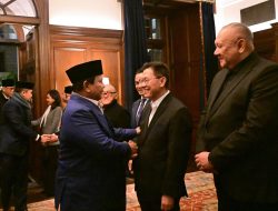 Tiba di London, Presiden Prabowo Bangkitkan Semangat Pelajar Perantauan