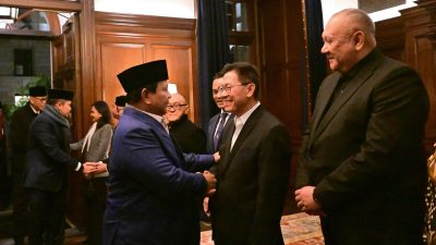 Tiba di London, Presiden Prabowo Bangkitkan Semangat Pelajar Perantauan