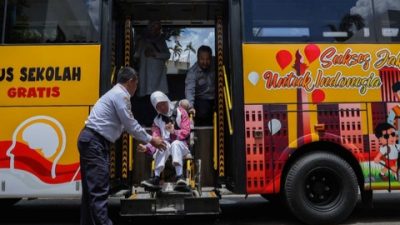 32 Bus Sekolah Gratis Khusus Disabilitas Diluncurkan di DKI Jakarta