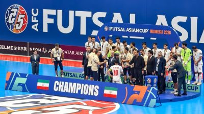 Menang Susah Payah dari King Indo di Final, Iran Masih Jadi Raja Futsal Asia