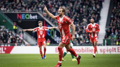 Harry Kane Cetak Brace, Bayern Menang 3-0 dari Werder Bremen
