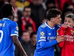 Gol Indah Vini, Dugaan Rasisme dan Kartu Merah Mourinho Warnai Laga Benfica vs Madrid