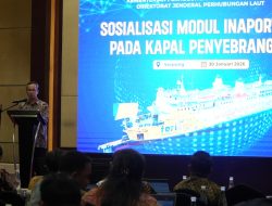 Kemenhub Wajibkan Urus Izin Berlayar Kapal Penyeberangan Lewat Inaportnet