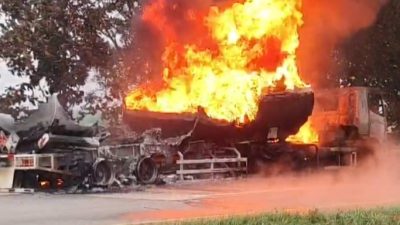 Kebakaran Truk Tangki Isi Tiner di Tol Cipali Rabu Pagi, Ini Pemicunya?