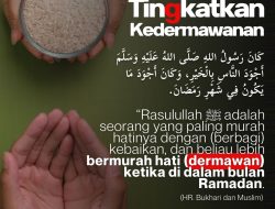 Tingkatkan Kedermawanan