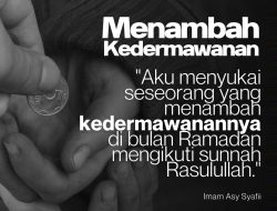 Menambah Kedermawanan