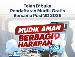 Buruan Daftar! Pos Indonesia Buka Mudik Gratis Lebaran 2026, Cek Syaratnya di Sini