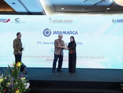 Jasa Marga Sabet Predikat Diamond di IHCBA 2025, Dirut: Kami Siap Hadapi Era AI!
