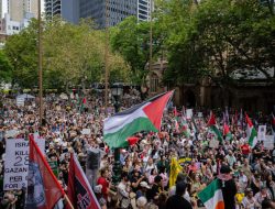 Kunjungan Herzog ke Sidney Diwarnai Demo Penolakan Warga Australia