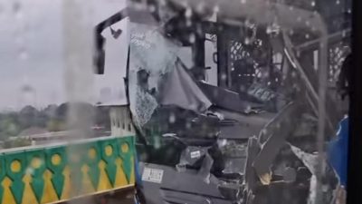 Adu Banteng di Jalur Langit! Dua Bus Transjakarta Tabrakan di Cipulir Pagi Ini