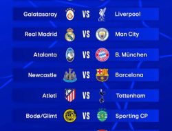 Undian Babak 16 Besar Liga Champions: Big Match PSG vs Chelsea, Real Madrid vs Man City!