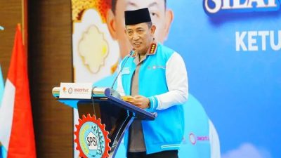 Kapolri Ajak Buruh Bersatu Wujudkan Indonesia Emas 2045