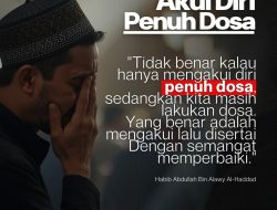 Akui Diri Penuh Dosa