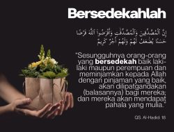 Bersedekahlah