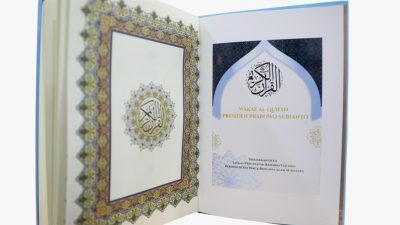 Presiden Wakafkan 70 Ribu Al Quran kepada Masyarakat Terdampak Bencana Sumatera