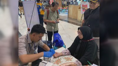 Di Tengah Ramainya Mudik di Pelabuhan Merak, BKKP Hadirkan Layanan Pemeriksaan Kesehatan