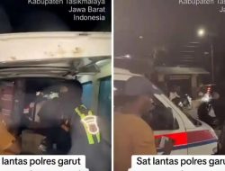 Polisi Kandangkan Ambulans Terobos Kemacetan Garut, Ngaku Angkut Jenazah Ternyata Rombongan Pemudik