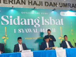 Hasil Sidang Isbat: Lebaran Idulfitri 1 Syawal 1447 Hijriah Sabtu 21 Maret 2026