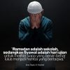 Ramadan Adalah Sekolah, Sedangkan Syawal Adalah Hari Ujian