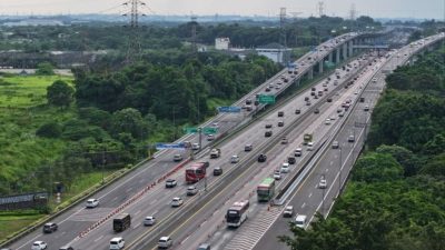 53.976 kendaraan menuju Jakarta via MBZ menjelang puncak arus balik