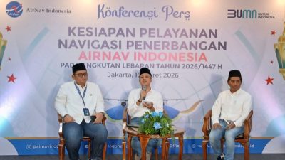Perkuat Pengawasan Ruang Udara, AirNav Indonesia Siap Hadapi Angkutan Lebaran 2026