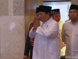 Usai Takbiran di Sumut, Presiden Prabowo Sholat Idul Fitri di Aceh