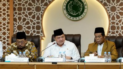 Airlangga Hartarto Temui MUI, Jamin Produk Impor dari Amerika Tetap Wajib Halal!