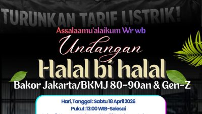 Aktivis Bakor Jakarta Gelar Halal Bihalal “Perjuangan Adalah Pelaksanaan Kata-kata”