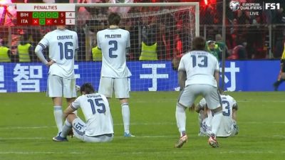 Sah, Italia Gagal Melaju ke Putaran Final Piala Dunia Tiga Kali Berturut-turut!