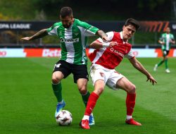 Liga Europa: Laga SC Braga Versus Real Betis Berakhir Imbang 1-1