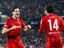 Kalahkan Celta Vigo 3-0, SC Freiburg Selangkah Lagi ke Semifinal