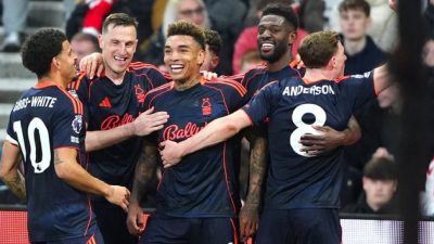 Pesta Lima Gol Tanpa Balas ke Gawang Sunderland, Nottingham Forest Jauhi Zona Degradasi