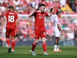 Amankan Tiga Poin dari Crystal Palace, The Reds Naik ke Posisi Empat Klasmen