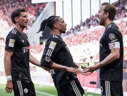 Comeback Sensasional Die Roten, Cetak Empat Gol di Babak Kedua, Bayern Kalahkan Mainz 4-3!