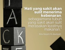 Hati Yang Sakit Akan Sulit Menerima Kebenaran