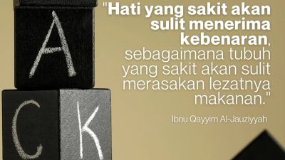 Hati Yang Sakit Akan Sulit Menerima Kebenaran