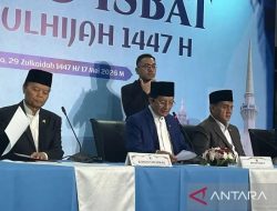 Pemerintah Tetapkan Idul Adha 1447 Hijriah Jatuh Pada Rabu 27 Mei 2026