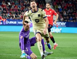 Kalahkan Osasuna 2-1, Barcelona Semakin Dekat dengan Gelar Juara