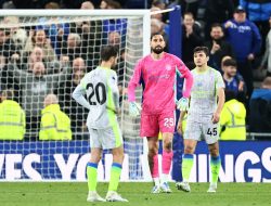 Diimbangi Everton 3-3, Manchester City Tertinggal 5 Poin dari Arsenal
