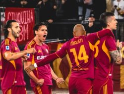 Hajar Fiorentina Empat Gol Tanpa Balas, AS Roma Panaskan Persaingan Meraih Tiket Liga Champions