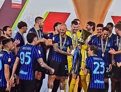Hajar Lazio 2-0 di Final Coppa Italia, Inter Raih Dua Trofi Musim Ini