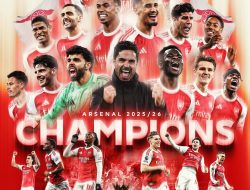 Arsenal Juara Liga Primer Inggris 2025/2026!
