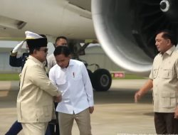 Pulang dari Perancis Naik Garuda-1, Prabowo Langsung Gelar Rapat Kilat di Samping Pesawat